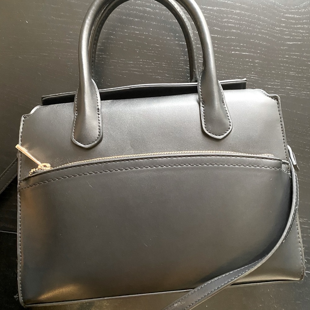 A New Day Black Shoulder Satchel